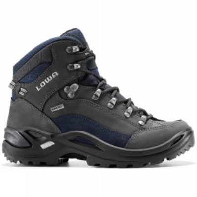 Lowa Womens Renegade GTX Mid Boot Dark Grey/Navy Lowa Womens Renegade GTX Mid Boot Dark Grey/Navy